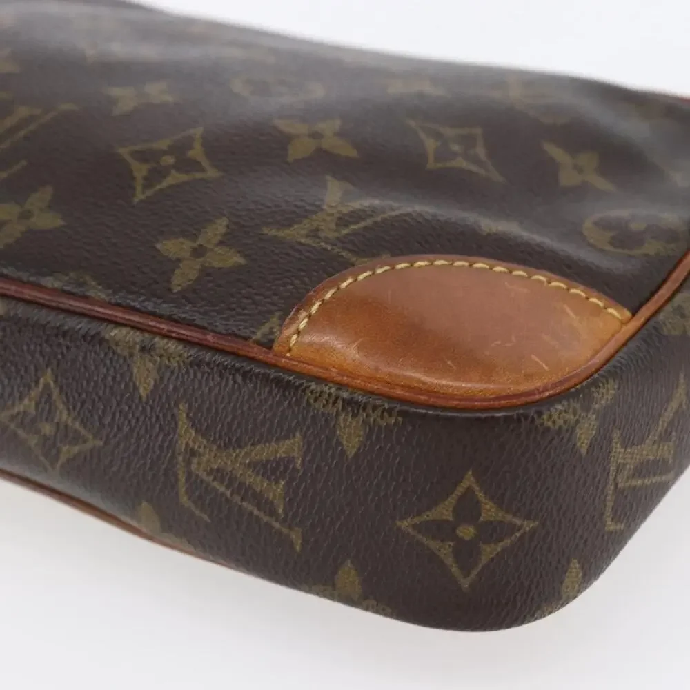 Louis Vuitton Monogram Marly Dragonne GM Clutch Bag Brown